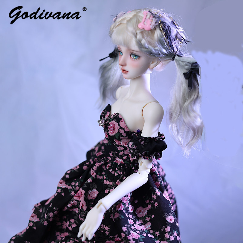 Vestido para muñeca BJD de 1/4 - Midi Skirt Floral reseña y precio